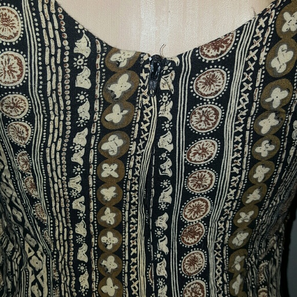Vintage boho dress with beaded design - Picture 7 of 7